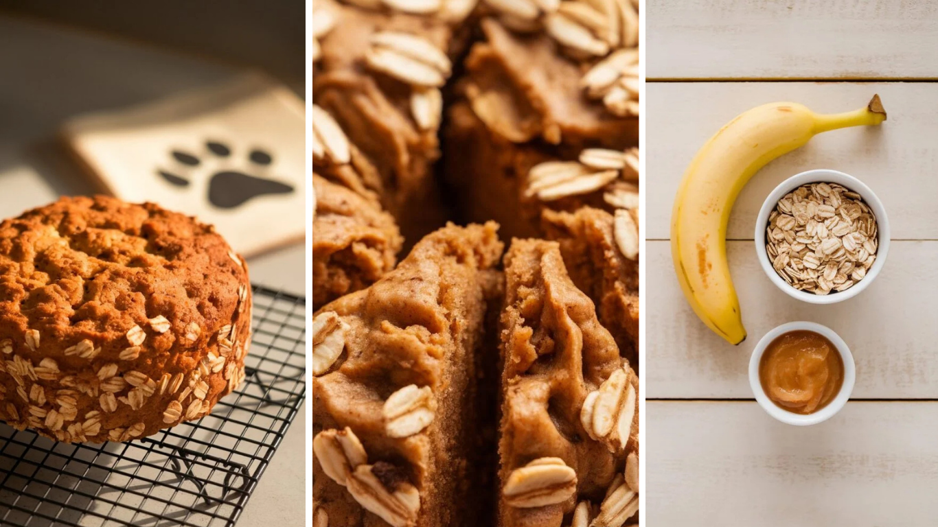 3 Ingredient Dog Fruit Cake​