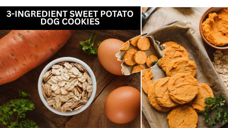 3-Ingredient Sweet Potato Dog Cookies