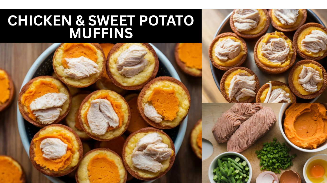 Chicken & Sweet Potato Muffins
