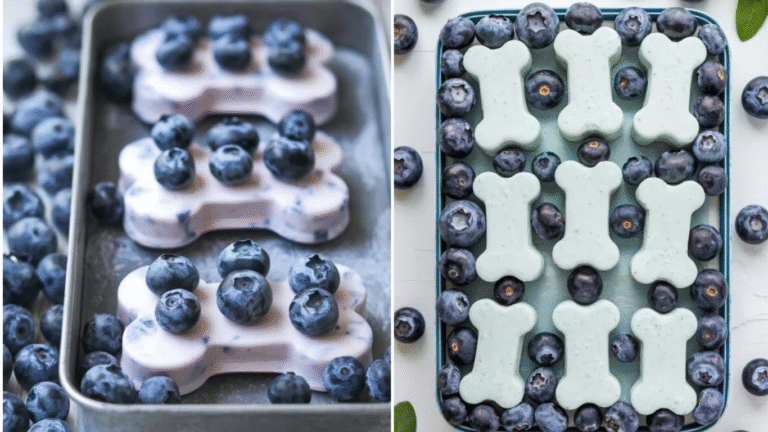 3-Ingredient Blueberry Yogurt Bites