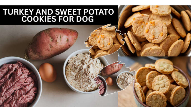 Turkey and Sweet Potato Cookies For Dog