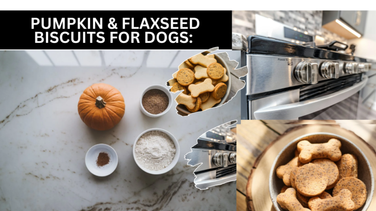 Pumpkin & Flaxseed Biscuits For Dogs: Allergy-Friendly Treat