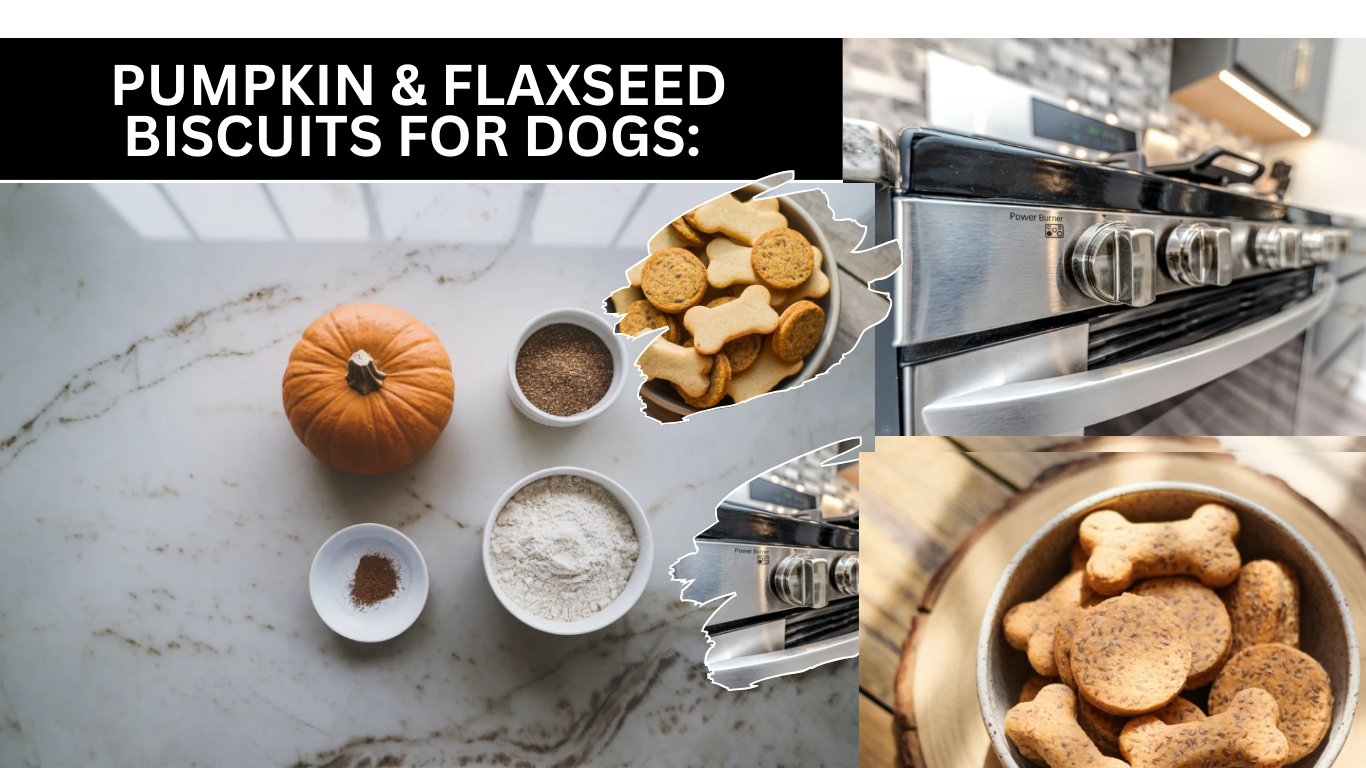 Pumpkin & Flaxseed Biscuits For Dogs: Allergy-Friendly Treat