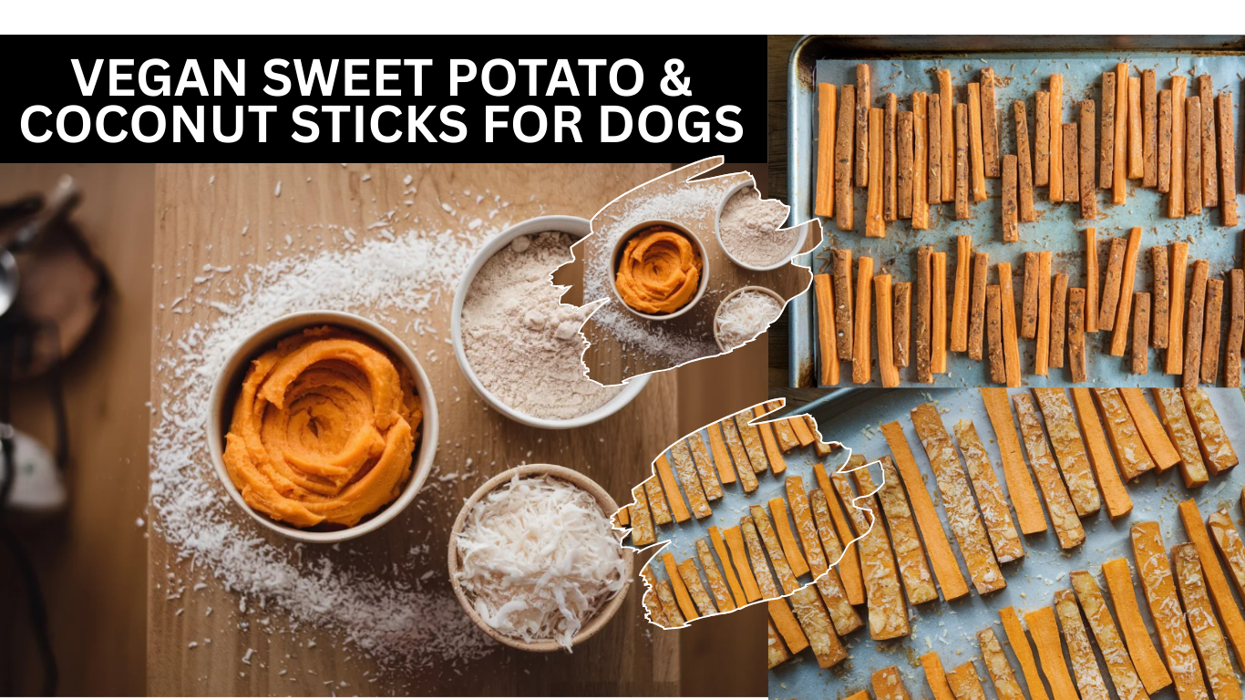Vegan Sweet Potato & Coconut Sticks For Dogs | Chewy Delight
