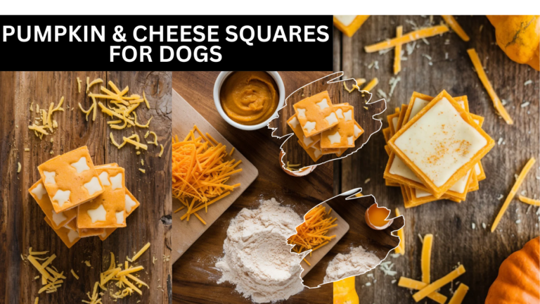 Pumpkin & Cheese Squares For Dogs: A Cheesy Delight