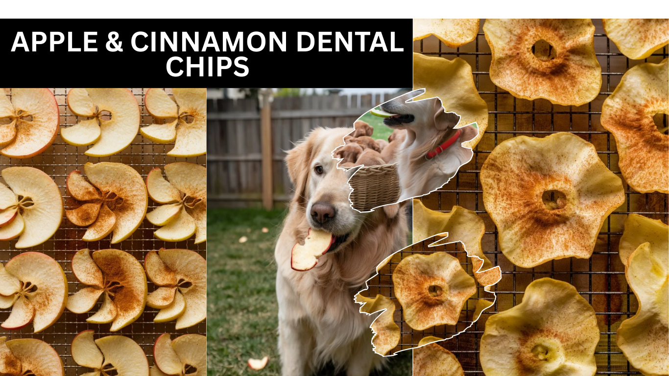 Apple & Cinnamon Dental Chips: An Easy Dental Dog Treat