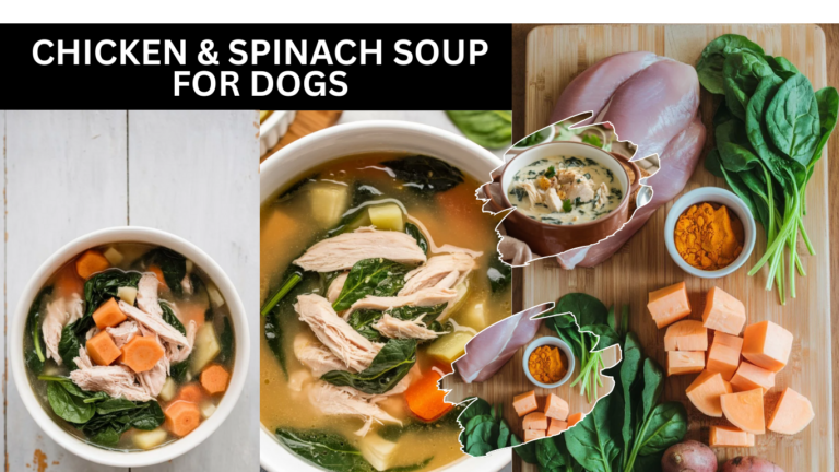 Chicken & Spinach Soup for Dogs | Immune Boasting
