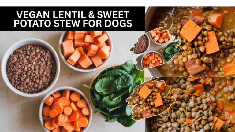 Vegan Lentil & Sweet Potato Stew For Dogs