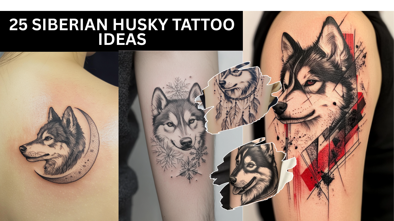 25 Siberian Husky Tattoo Ideas: Celebrate the Designs