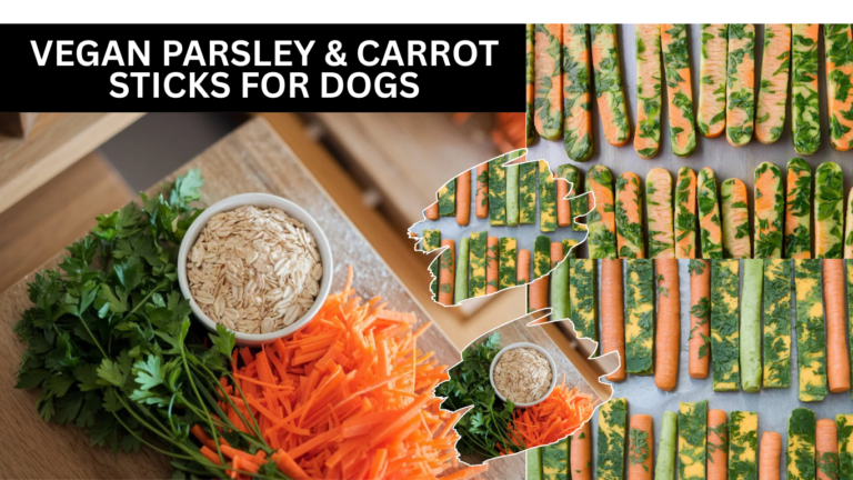 Vegan Parsley & Carrot Sticks For Dogs – Crunchy Snack