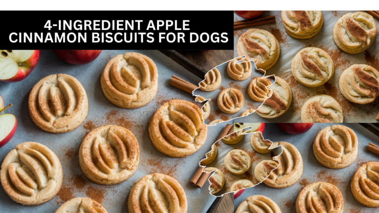 4-Ingredient Apple Cinnamon Biscuits For Dogs