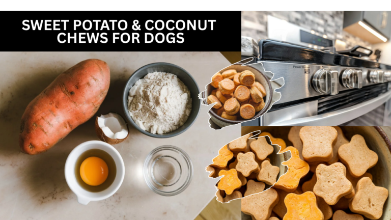 Sweet Potato & Coconut Chews For Dogs
