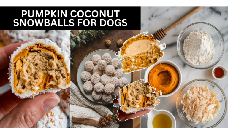 Pumpkin Coconut Snowballs For Dogs: No-Bake Dog Treats