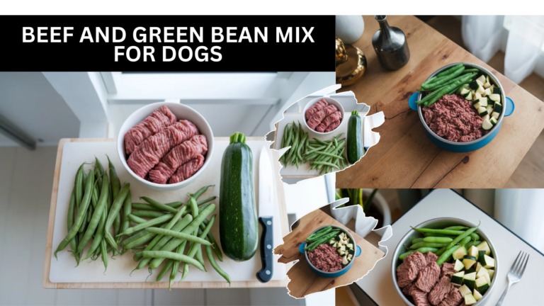 Beef and Green Bean Mix For Dogs – A Simple, Nutritious Meal