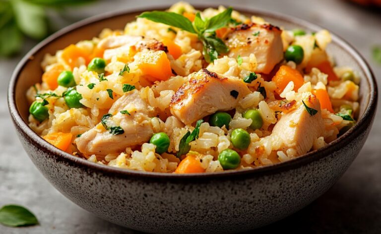 Dog Food Recipe: Chicken & Rice With Carrots, Peas & Pumpkin