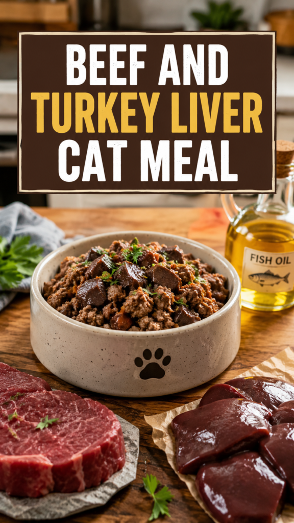 Beef and Turkey Liver Cat Meal – A Protein-Rich Homemade Recipe