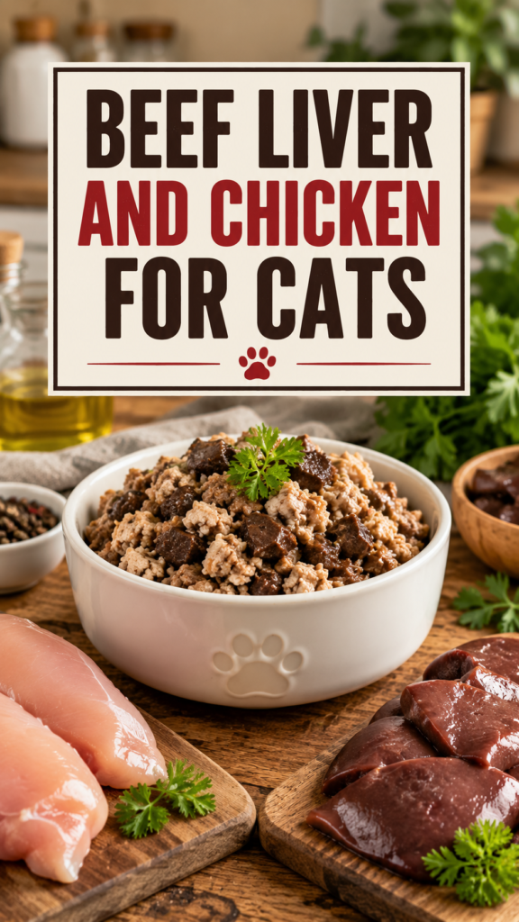 Beef Liver and Chicken for Cats – A Simple, Nutritious Homemade Meal