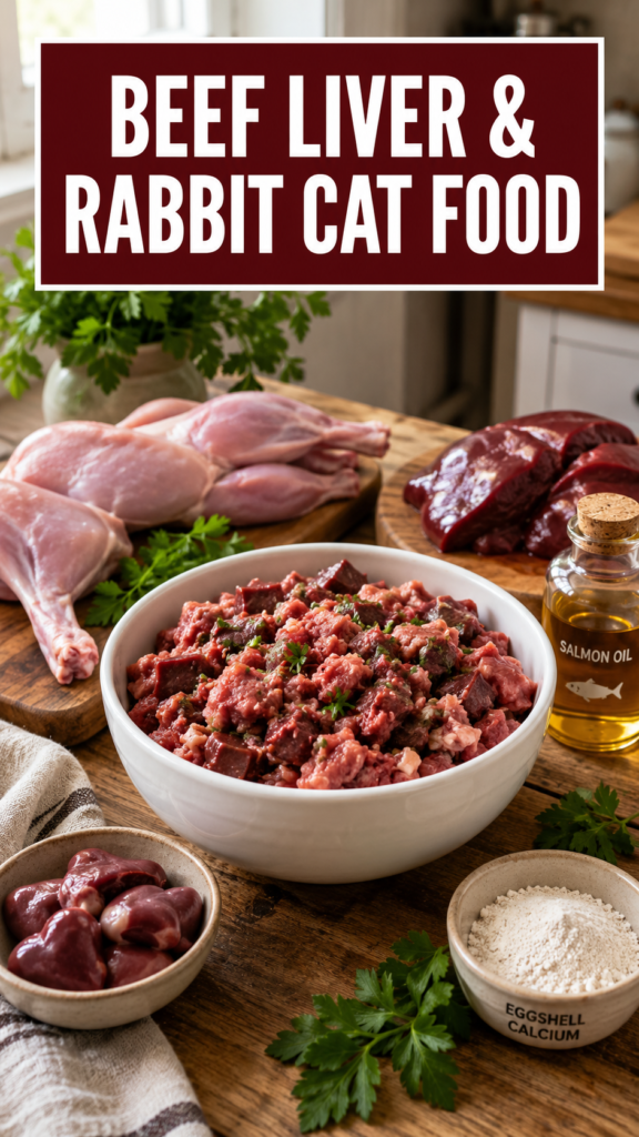 Beef Liver and Rabbit Cat Food – A Simple, Nutritious Homemade Recipe