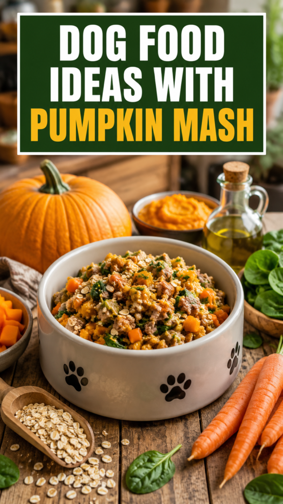 6 Dog Food Ideas With Pumpkin Mash