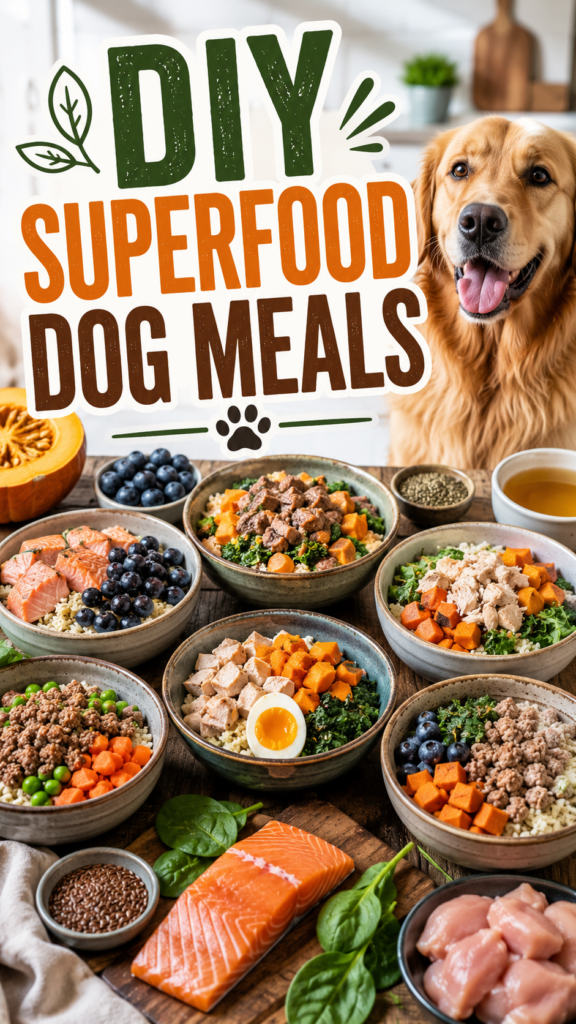 DIY Superfood Dog Meals: 7 Recipes Packed with Nutrients