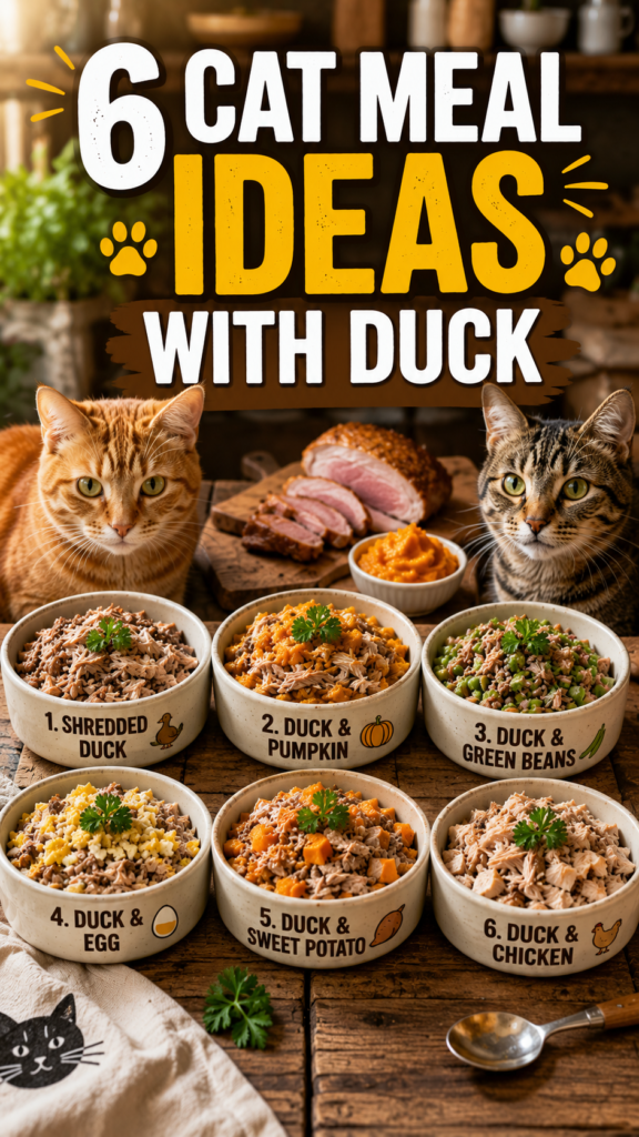 6 Cat Meal Ideas With Duck