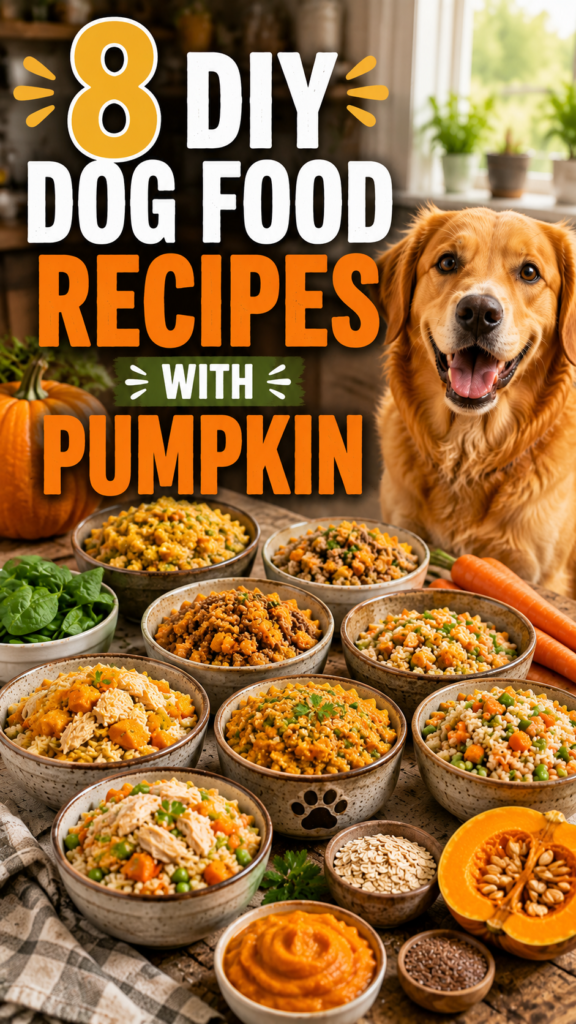 8 DIY Dog Food Recipes with Pumpkin That’ll Have Your Pup Drooling