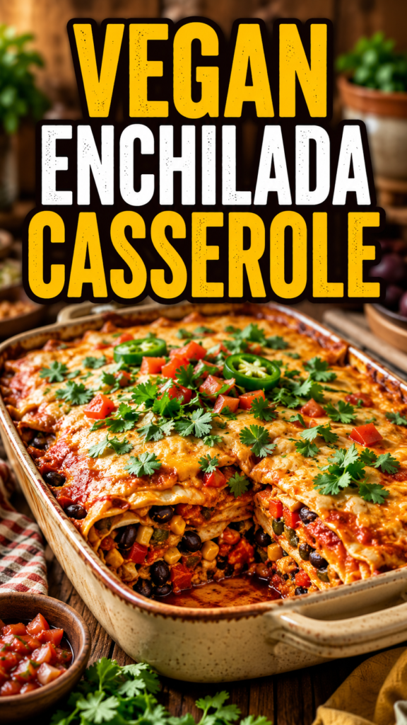 The Best Vegan Enchilada Casserole You’ll Ever Make