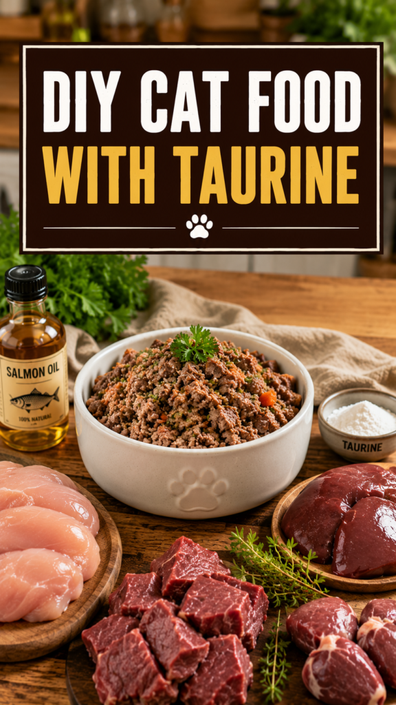 DIY Cat Food With Taurine: The Purrfect Power-Up Your Feline Actually Craves