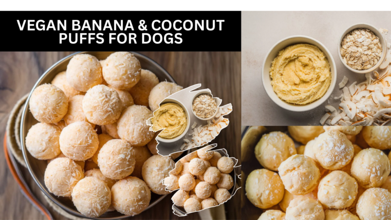 Vegan Banana & Coconut Puffs For Dogs