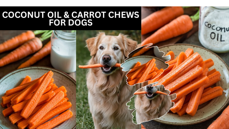 Coconut Oil & Carrot Chews For Dogs: An Easy Dental Dog Treat