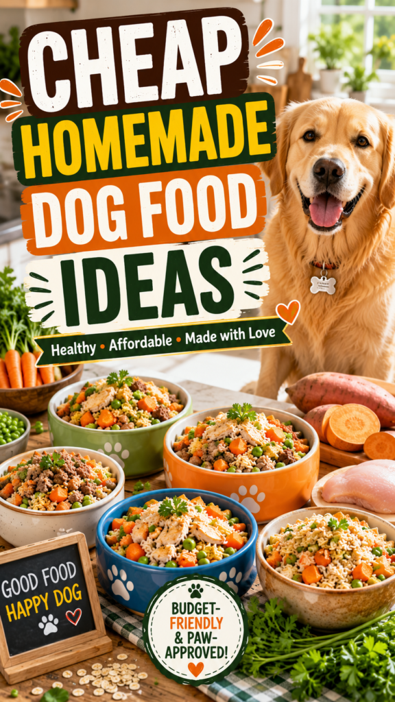 8 Cheap & Healthy Homemade Dog Food Ideas