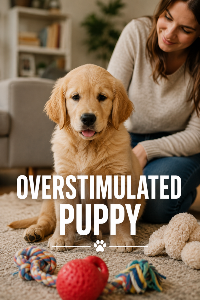 Is Your Puppy Overstimulated? Spot It and Stop It