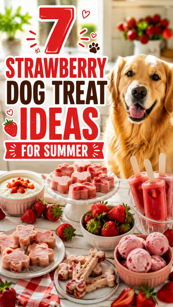 7 Strawberry Dog Treat Ideas For Summer