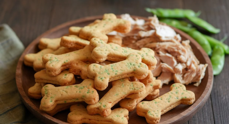 Chicken & Green Peas Biscuits For Dogs