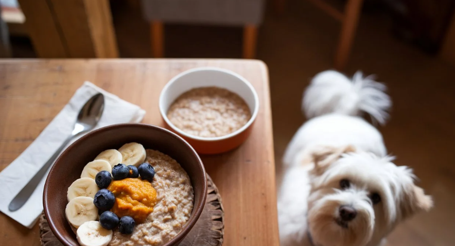 Oatmeal Breakfast Bowls For Dogs