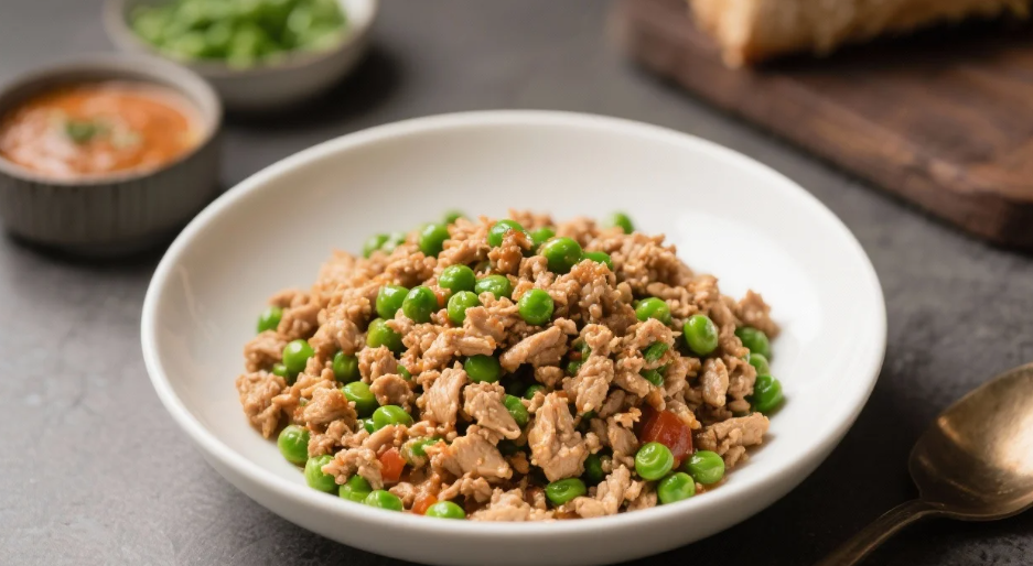 Ground Chicken & Peas Dog Meal For Dog