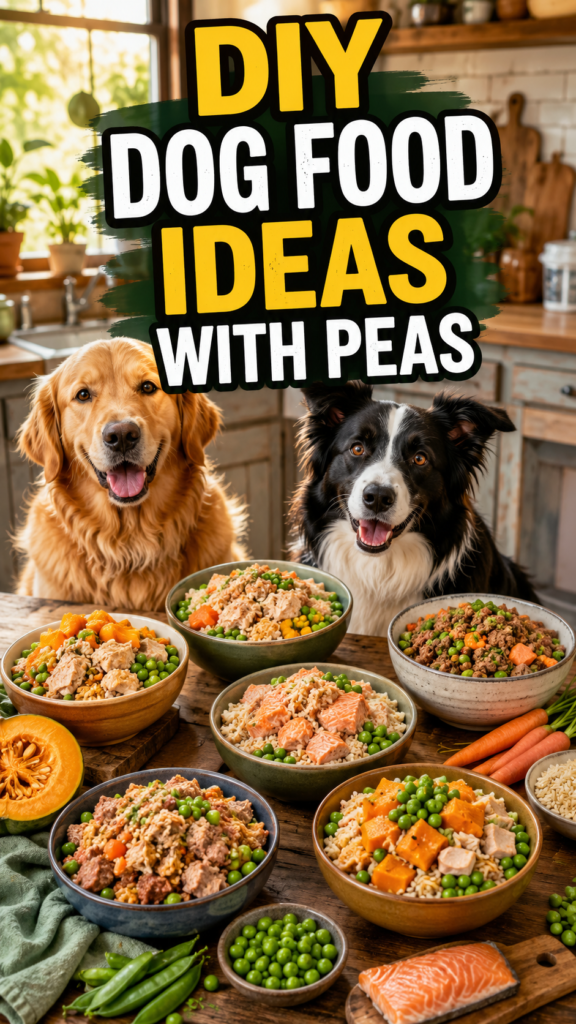 7 DIY Dog Food Ideas with Peas