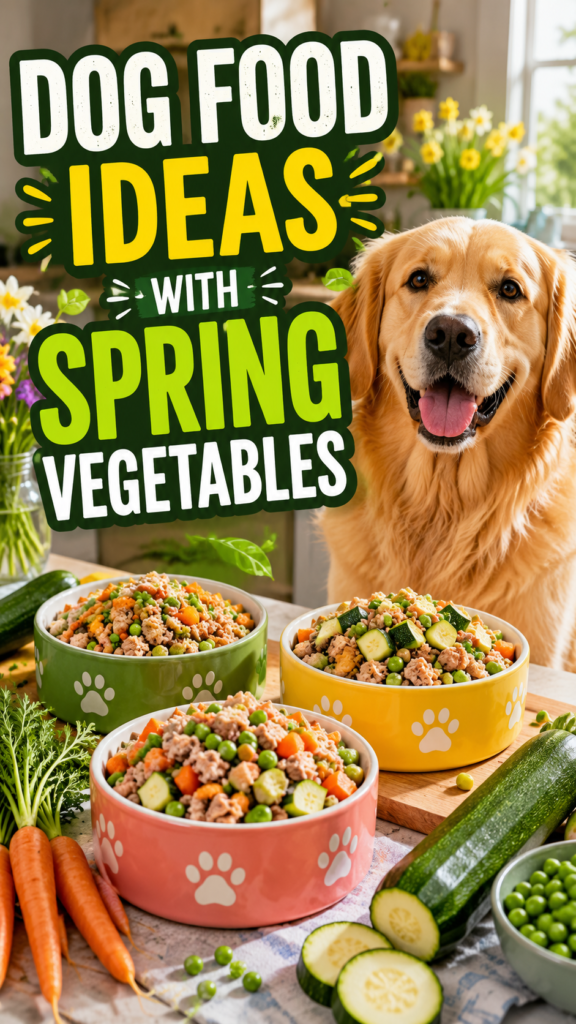 7 Easy Dog Food Ideas with Spring Vegetables (That’ll Make Your Pup Forget About Kibble)