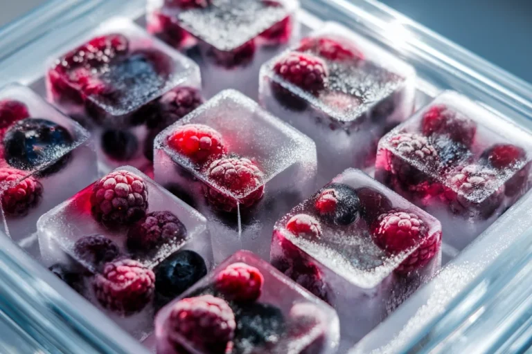 Vegan Frozen Berry & Coconut Oil Cubes – A Refreshing, Antioxidant-Packed Treat for Your Dog