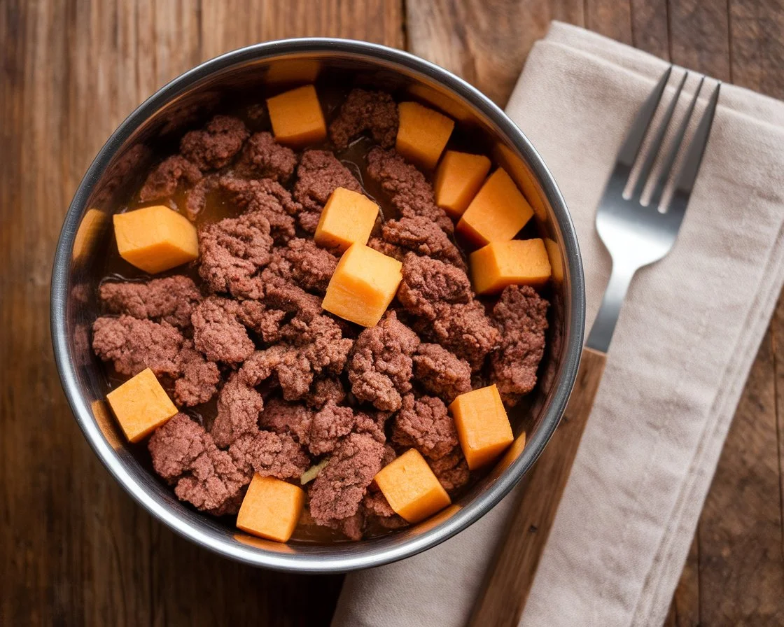 Ground Beef & Sweet Potato Bowl
