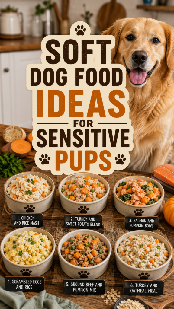 6 Soft Dog Food Ideas For Sensitive Pups