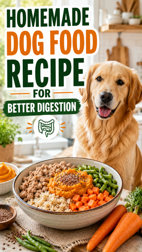 Fiber Boost: A Simple Homemade Dog Food Recipe for Better Digestion