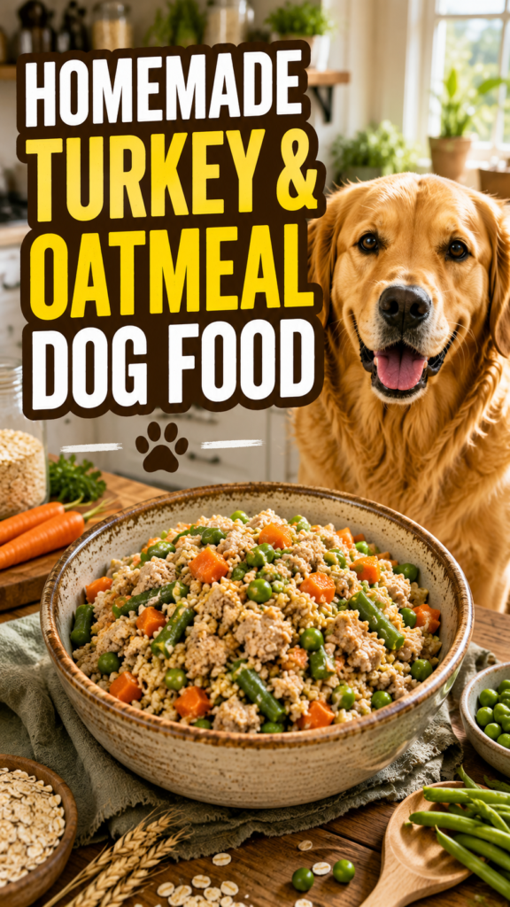 Homemade Turkey & Oatmeal Dog Food: Because Your Pup Deserves Better Than Kibble Dust