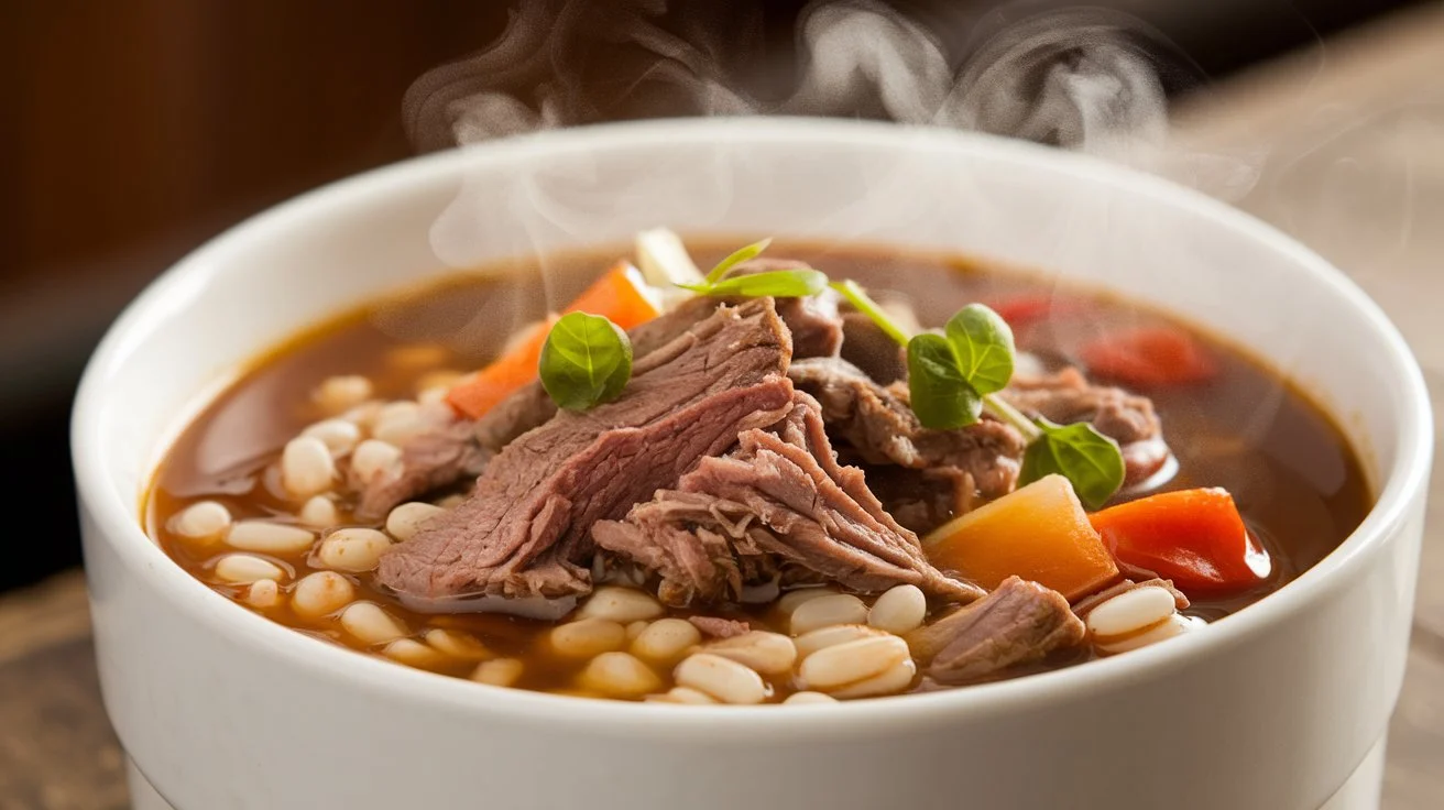 Beef & Barley Comfort Soup for Pups
