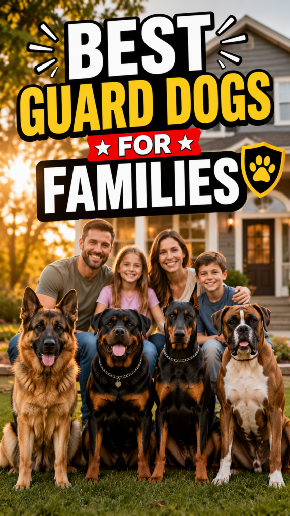 The 10 Best Guard Dogs for Families: Fierce, Loyal, and Totally Lovable