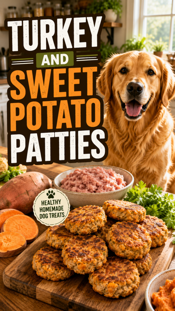 Turkey and Sweet Potato Patties: A Simple, Nutritious Treat for Your Dog