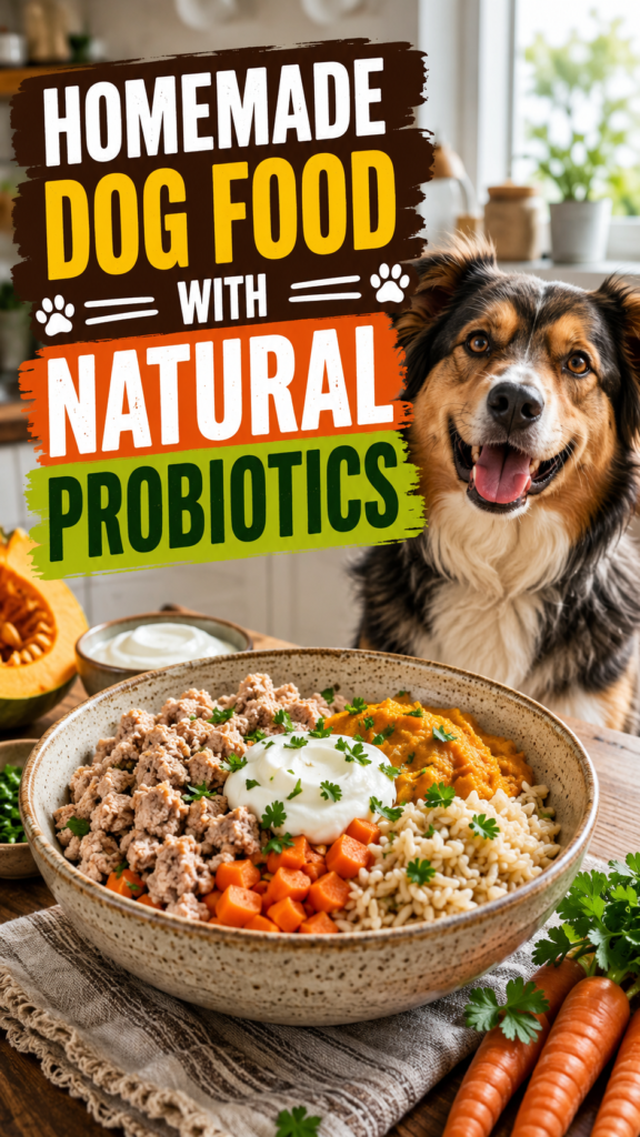 Gut-Boosting Goodies: Homemade Dog Food with Natural Probiotics