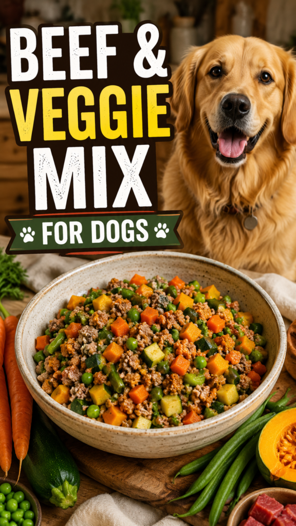 Beef & Veggie Mix: A Nutrient-Packed Meal for Your Dog