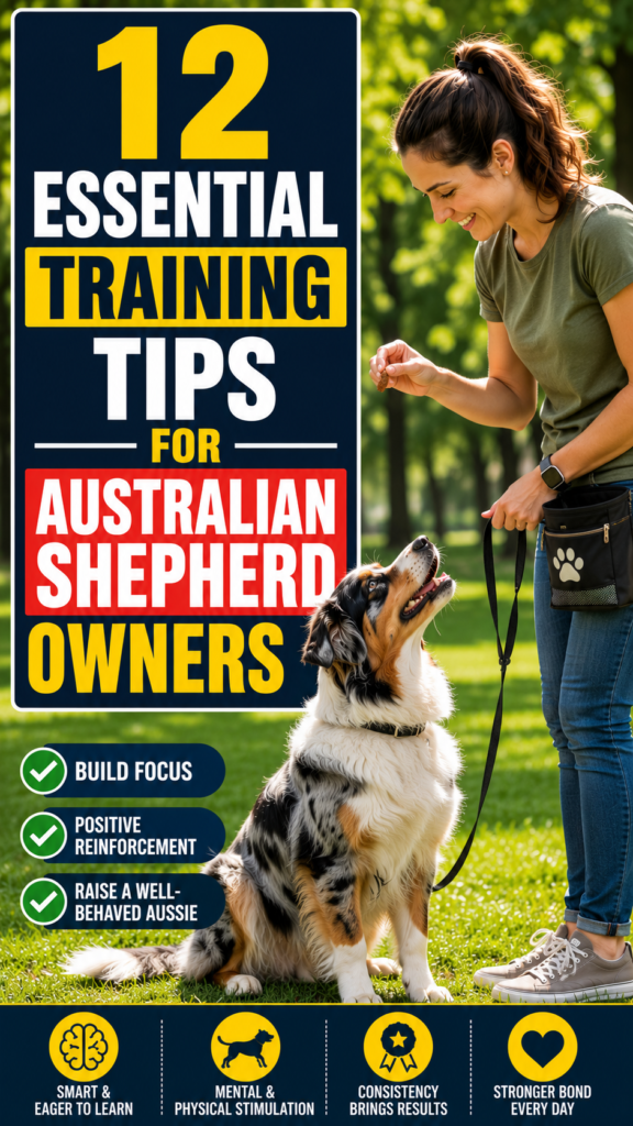 12 Essential Training Tips for Australian Shepherd Owners