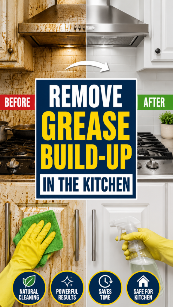 Easy Ways To Remove Grease Build-up In The Kitchen